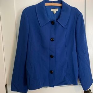 Appleseeds blue blazer jacket. Plus Size. NWT.